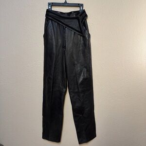 Black Leather Pants